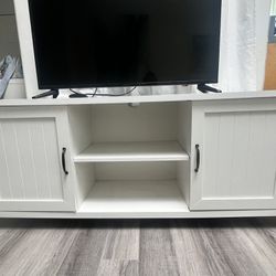 White TV Stand