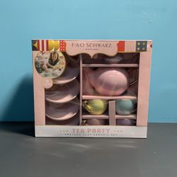 Fao Schwarz Tea Party Pretend Play Ceramic Set