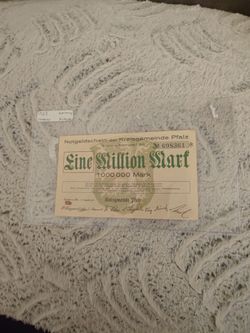 German Notgeld Eine Million Mark