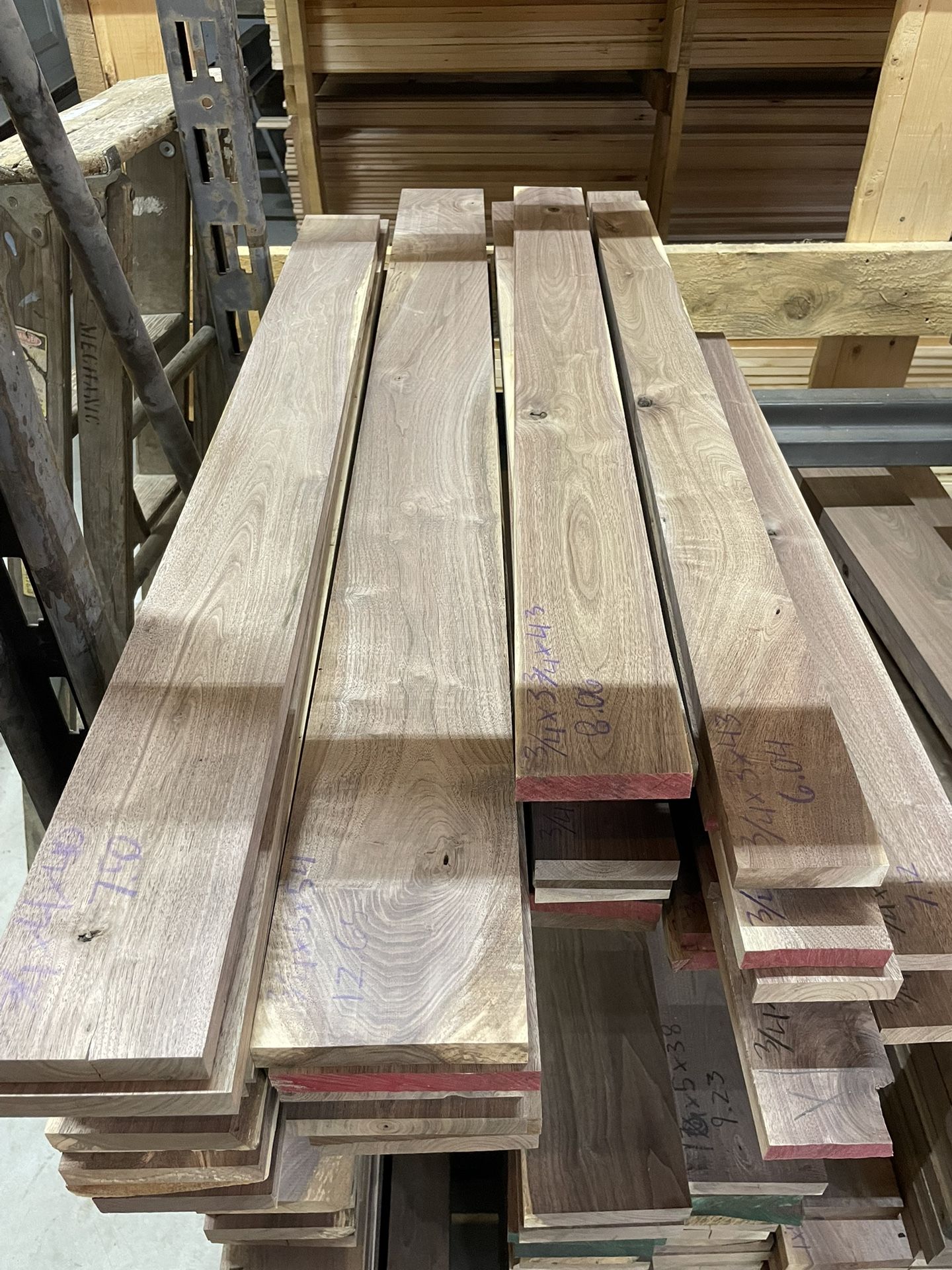 3/4” Black Walnut Lumber Shorts