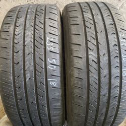 Pair Tires 235 50 18