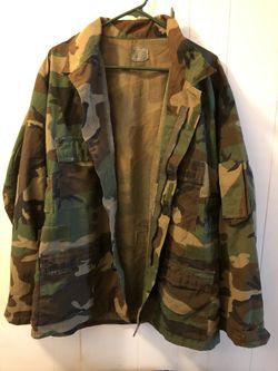Army Camouflage Jacket Size Extra Large