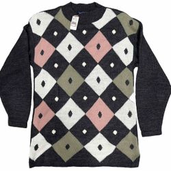 VTG Norton McNaughton Petites Acrylic Sweater Size S