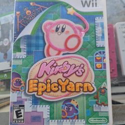 Kirby Epic Yarn Nintendo Wii 