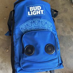 Bud Light Rolling Cooler Bag With Wheels 