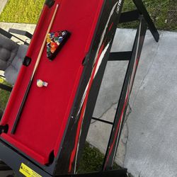 Mini Air Hockey And Pool Table Set