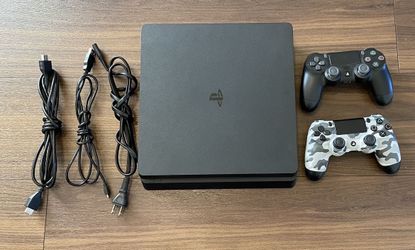 PlayStation 4 Slim In Very Good Condition With 2 Controllers …