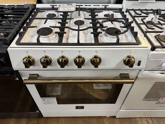 White Forno Espresso 5-burner GAS Range - 🔥SHOP LOCAL🔥