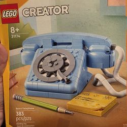 LEGO Creator 3 in 1 Retro Telephone 31174 Building Toy Set and Learning Playset
