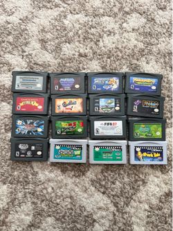 Nintendo gameboy advance games 15 each