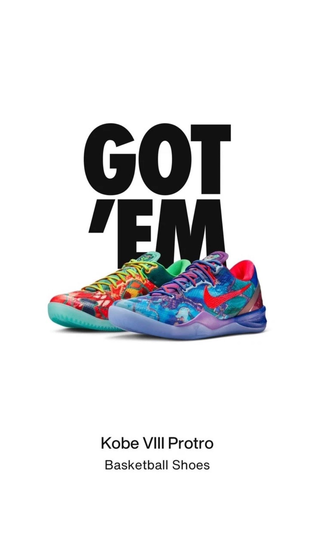 Nike Kobe 8 Protro What The (2025) Size 11 - HM9621-900 - Brand New