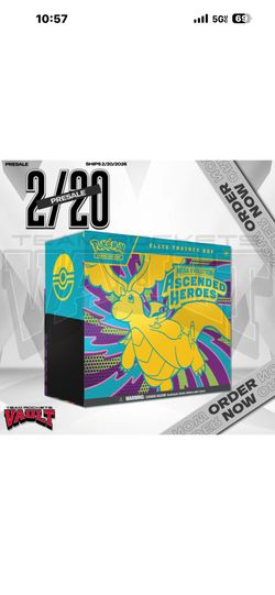 Pokemon Cards ETB Ascended Héroes