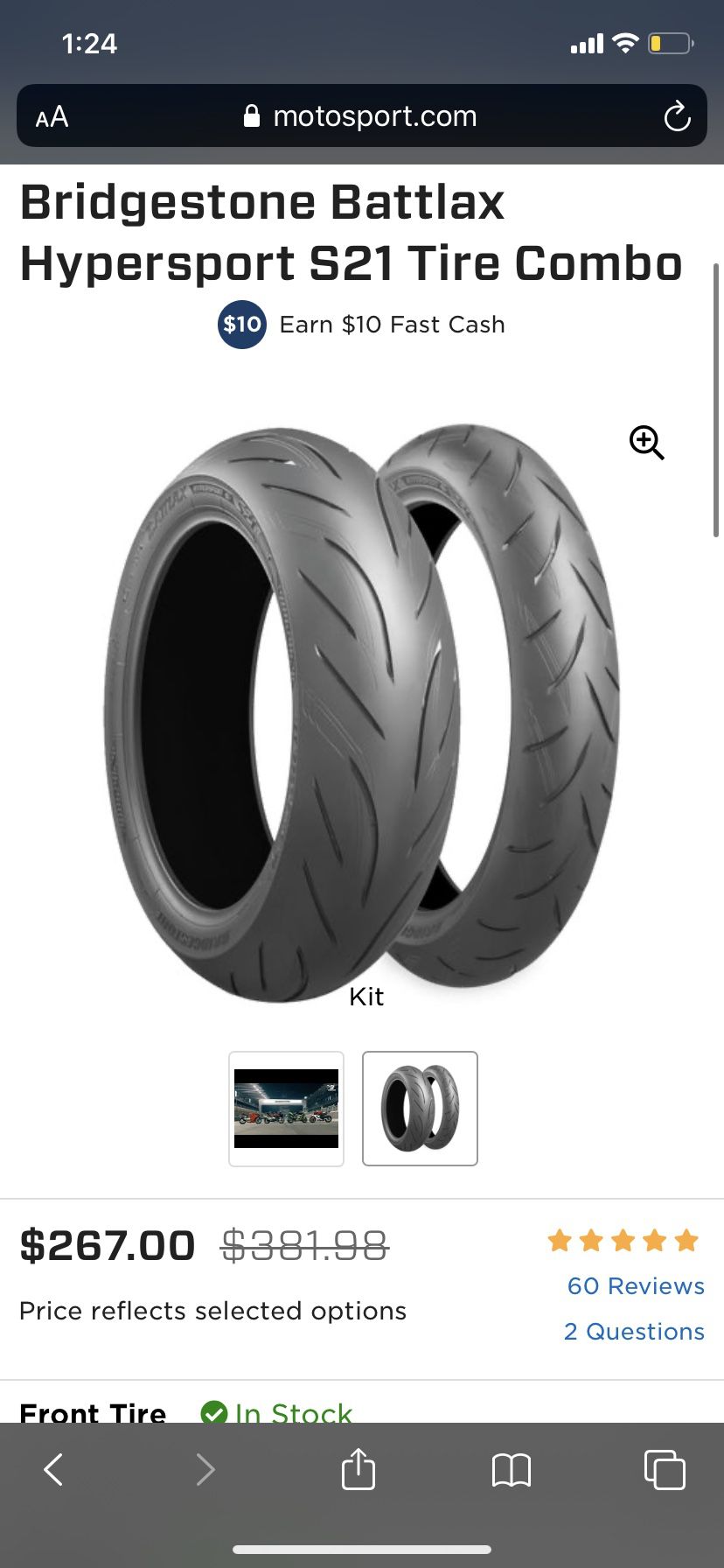 S21 motorcycle tires