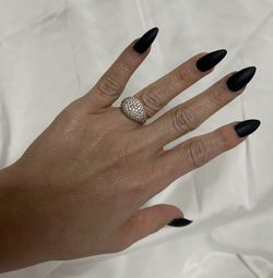 RING ROSE GOLD 14KT WITH DIAMONDS