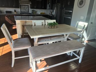 Pub Style Kitchen Table Set-6 piece