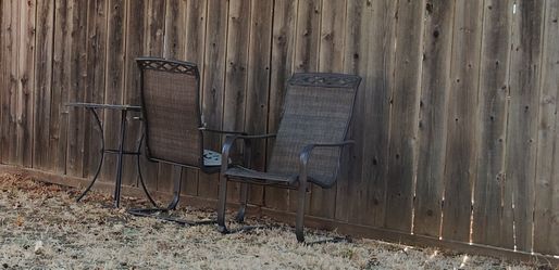 Patio Table And Two Chairs