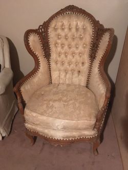 antique Queen And Chair 20’s-30’s