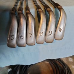 Ping G2 Irons And 2 Other Clubs 