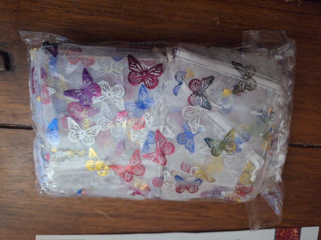 Butterfly Drawstring Bag 100 Pcs