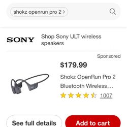 Shokz Open Run Ear Phones