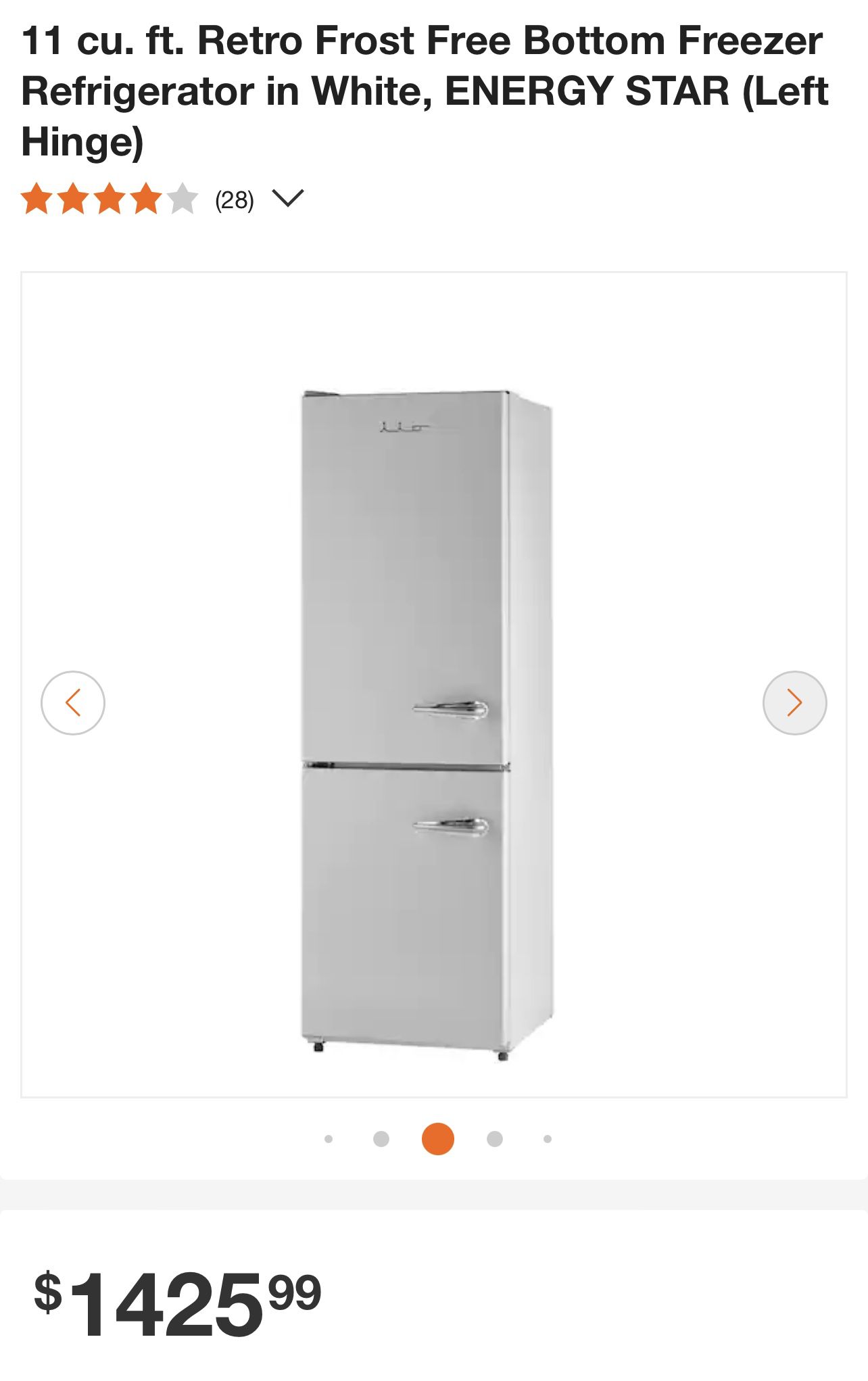 IIO Refrigerator Two Doors New White Color 