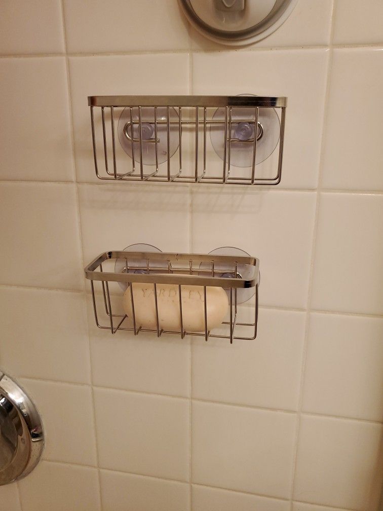 2 Packs Soap Dish Stainless Steel Holders For Bathroom, Kitchen