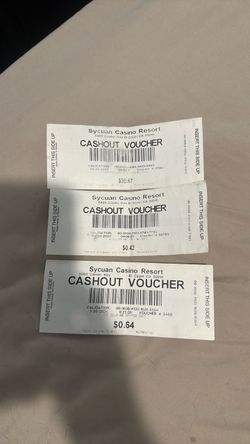 $31.73 Sycuan Casino Resort Cashout Vouchers
