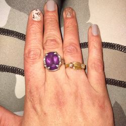 African Amethyst Ring