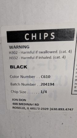 Black Chip For Epoxy Floors
