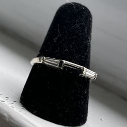 Vintage Platinum Wedding Band