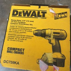 DeWalt Cordless Drill 