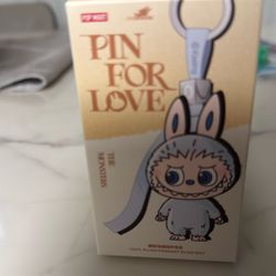 Labubu Pin For Love Letter J