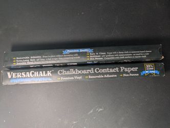 Chalkboard contact paper