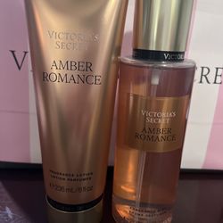 Victoria's Secret body mist & lotion set $18