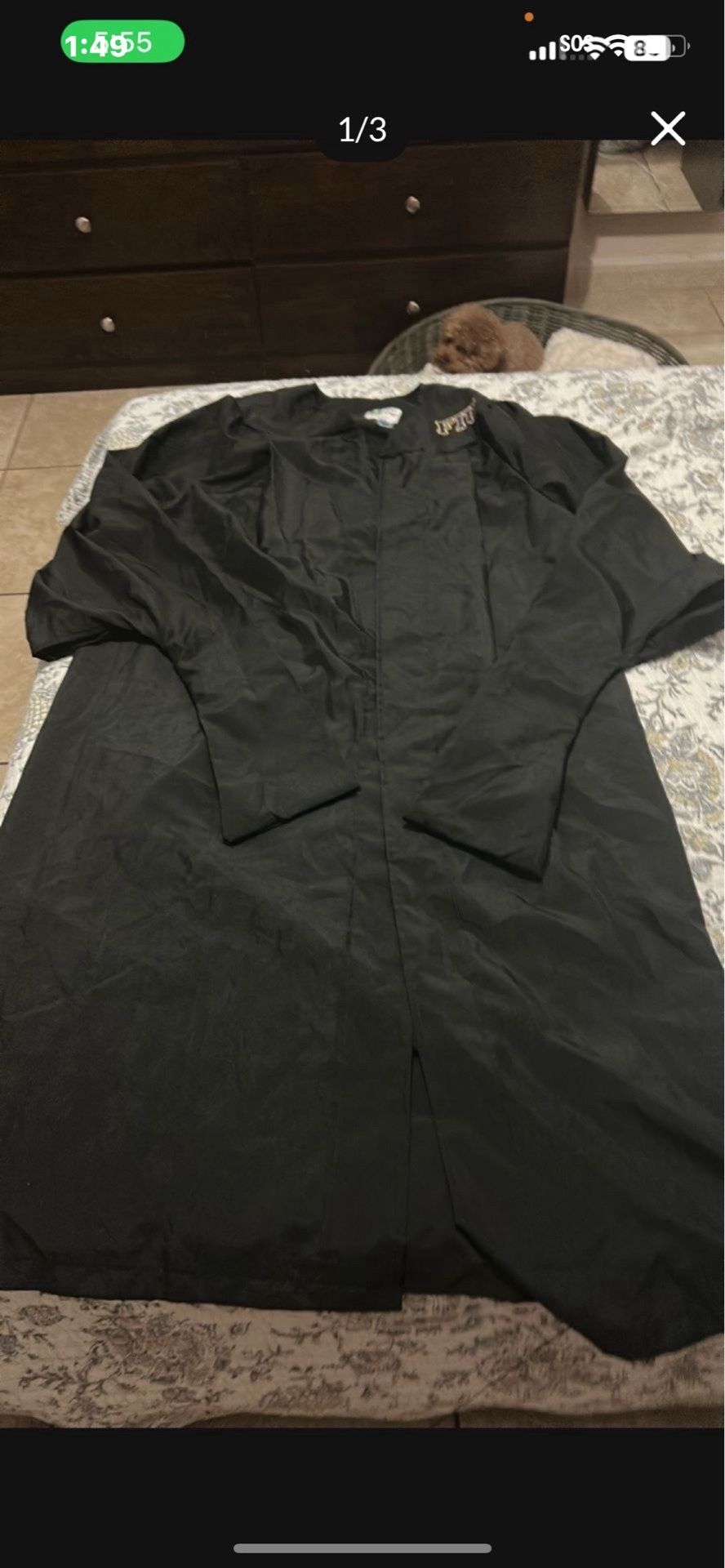 Black FIU Cap and Gown
