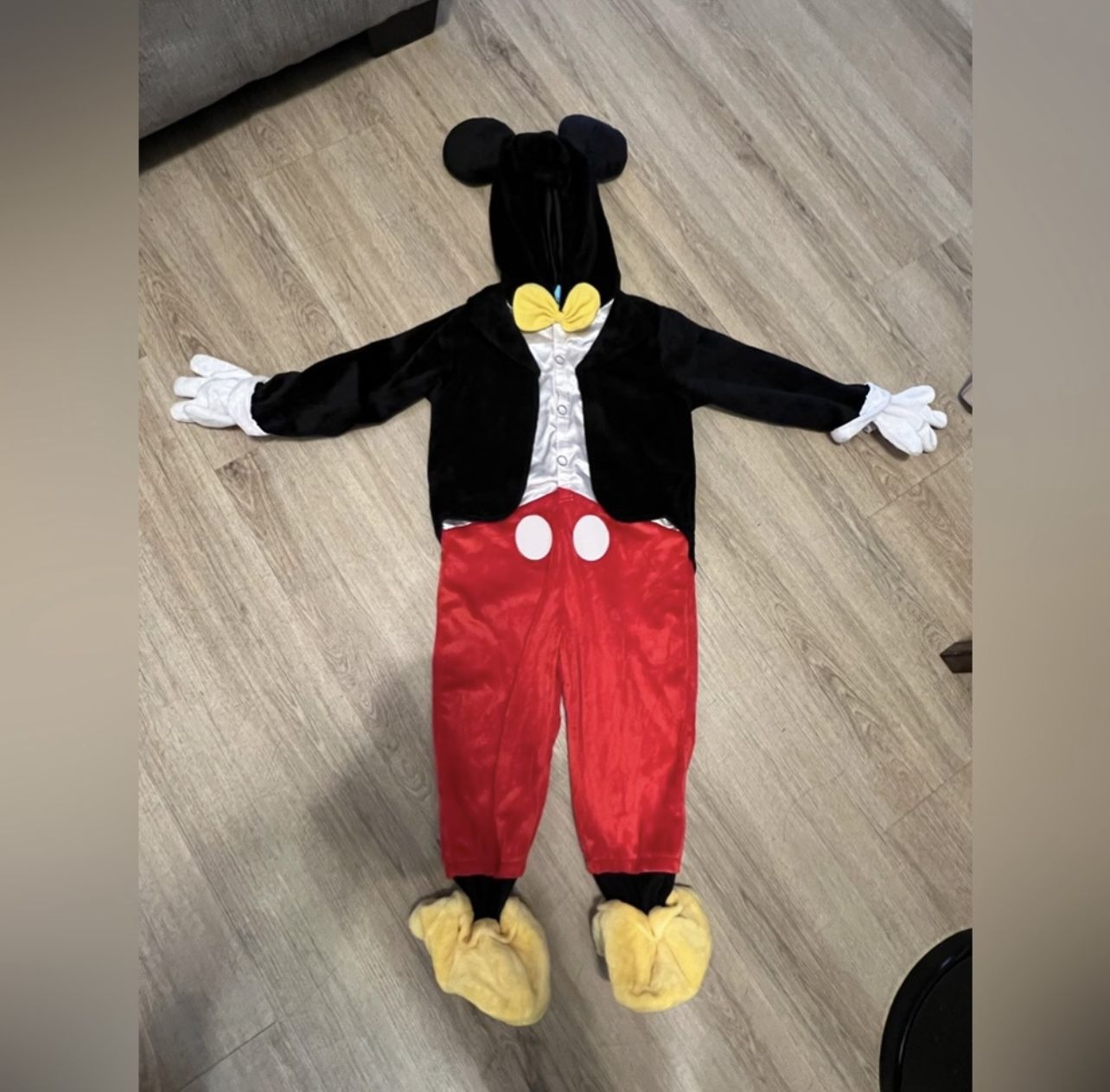 Disney Store Mickey Mouse Tux Infant Costume/onesie