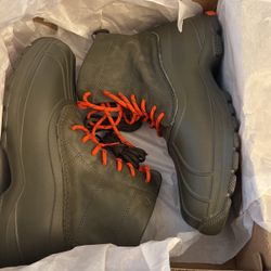 Mens Sperry  Duck Boots Camo Olive 