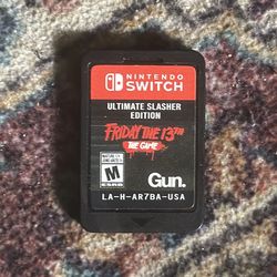 Friday the 13th Nintendo switch