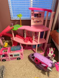 ***BARBIE PLANE BUS AND HOUSE*** EVERYTHING***