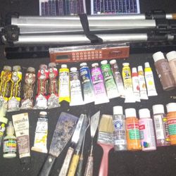 Art Supplies,Oil Paints, Acrylic,Tools,Canvas Stand