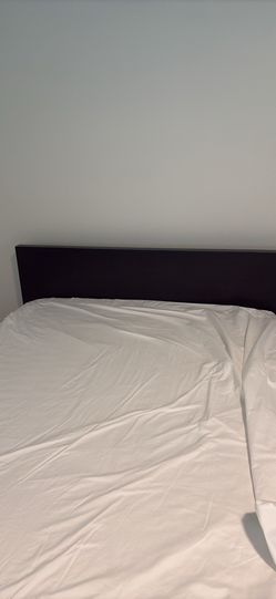 Black IKEA bed frame