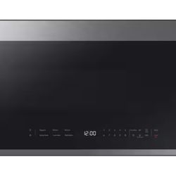 Bespoke Smart 2.1 cu. ft. 1000 W Stainless Steel Over-the-Range Microwave with Auto Connectivity and SmartThings Cooking
