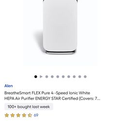 NEW Alen BreatheSmart FLEX HEPA Air Purifier (700 sq ft) – Sealed – $350 Retail