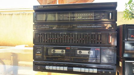 Yorx  dual cassette model   m2203  cd dad-600 turntable q802