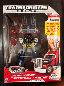 Transformers Prime Weaponizer Optimus Prime Figure