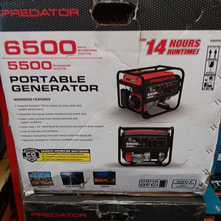 Predator New Generator 6500 Watss Nuevo