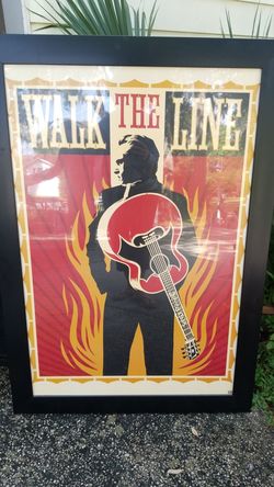 Framed Walk The Line Movie Picture