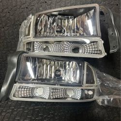 97-04 Dodge Dakota|98-04 Dodge Durango Headlights Faros Calaveras Micas Luces 