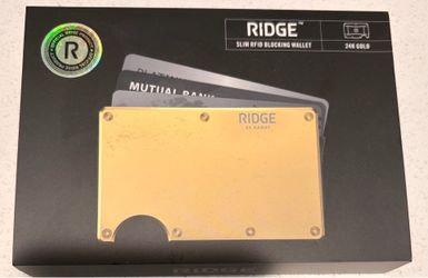 ✨ Ridge Wallet 24K Gold Edition – Limited Edition ✨