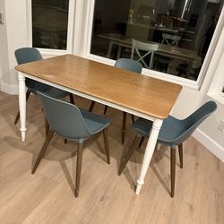 Wooden Table & Chairs